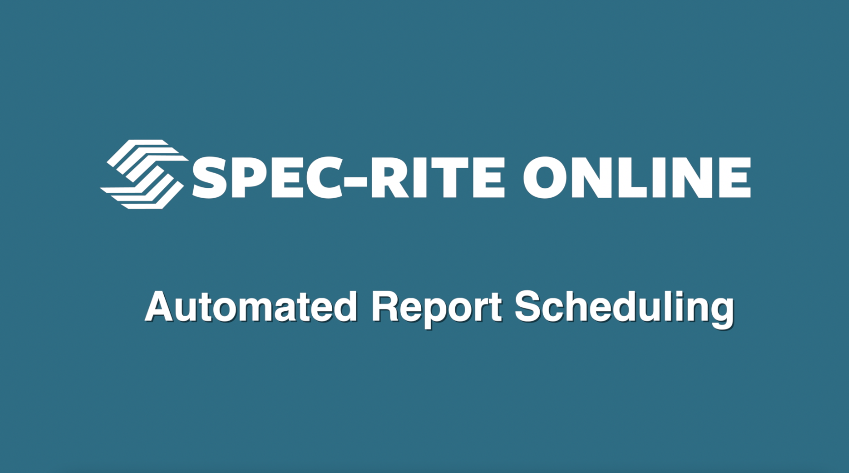 automated Scheduled Reporting